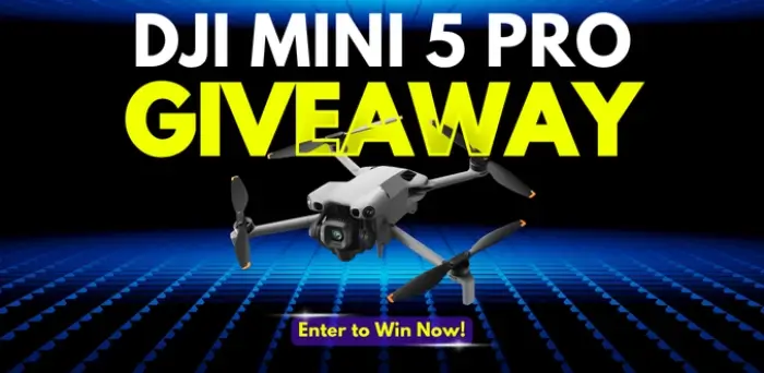 Free The DJI Mini 5 Pro Giveaway