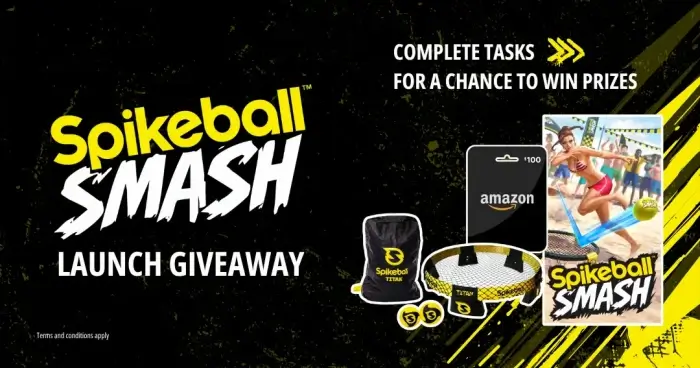 Win $300 Amazon Gift Card By Spikeball Smash