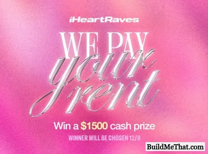 Win $1,500 Cash Giveaway By iheartraves