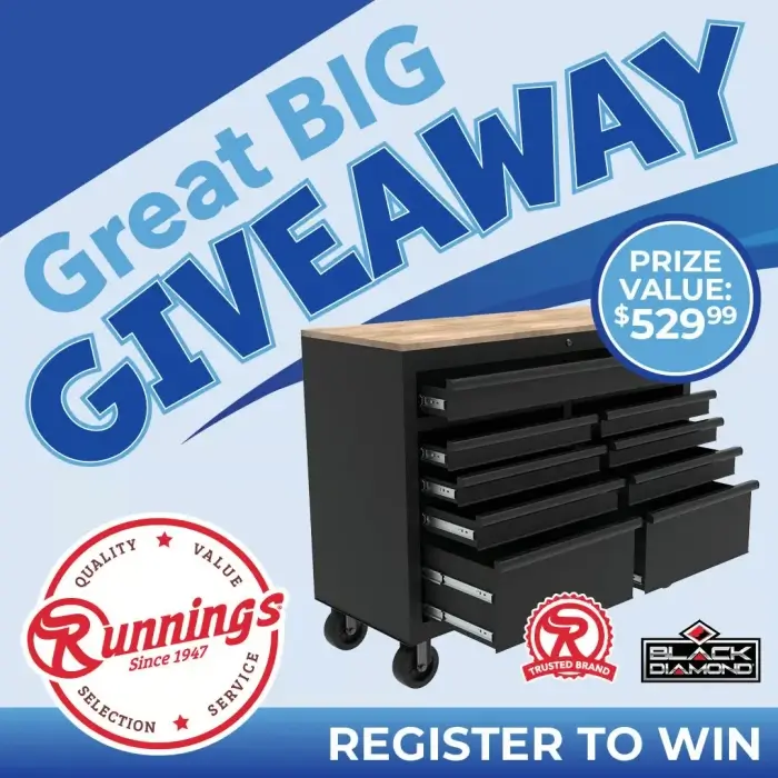Win a Black Diamond 46″ Mobile Workbench