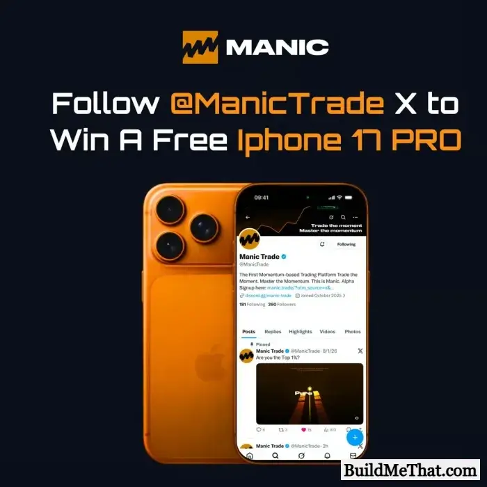 Win iPhone 17 Pro By ManicTrade