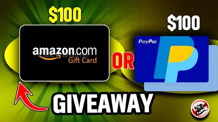 $100 PayPal or Amazon Gift Card Giveaway