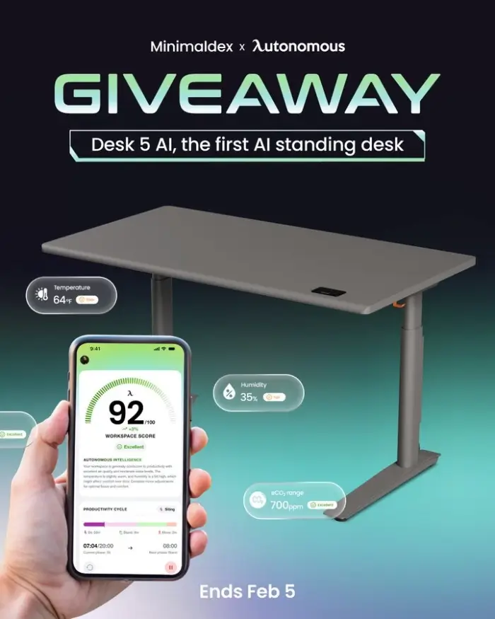Desk 5 AI Desk Giveaway