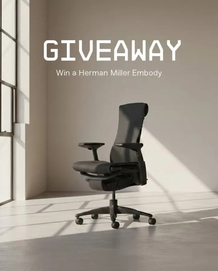 Herman Miller Embody Giveaway By WALLHACK