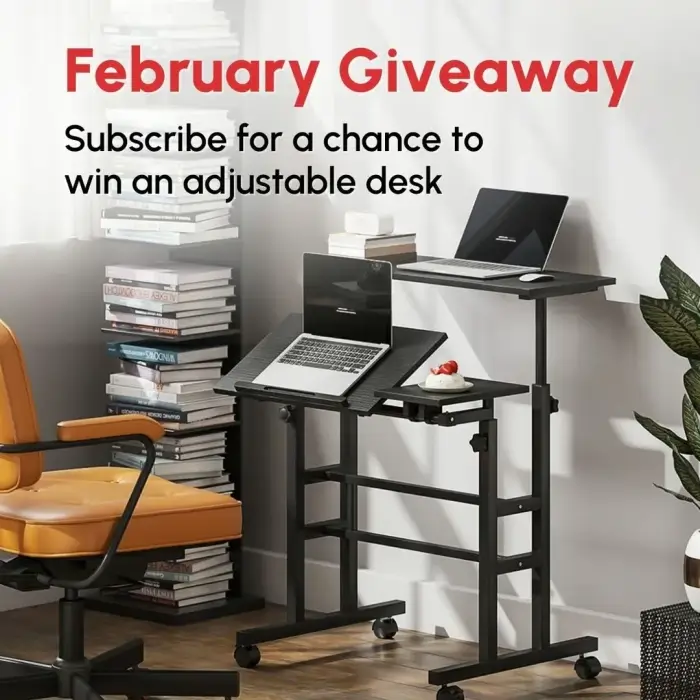 Win a Free HOMCOM Mobile Adjustable Desk
