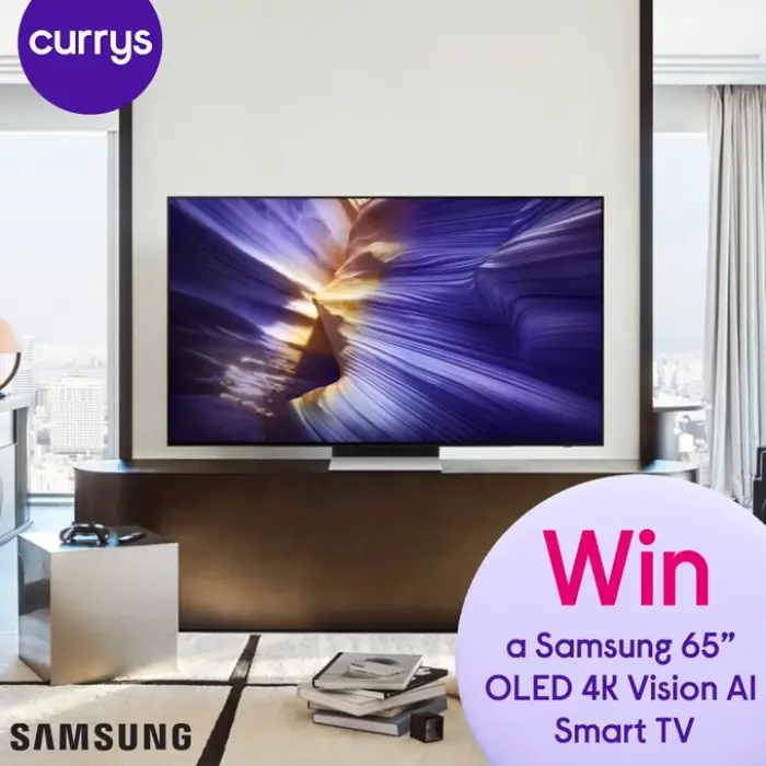 Win Samsung S90F 65” OLED 4K Vision AI Smart TV