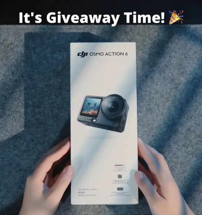 Osmo Action 6 Standard Combo Giveaway By DJI