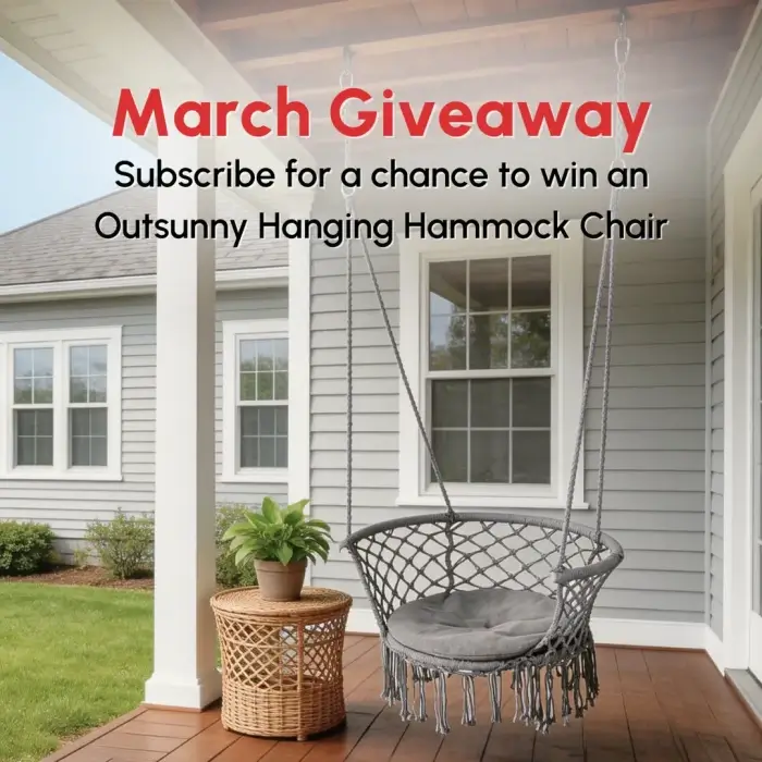 Outsunny Hanging Hammock Chair Giveaway