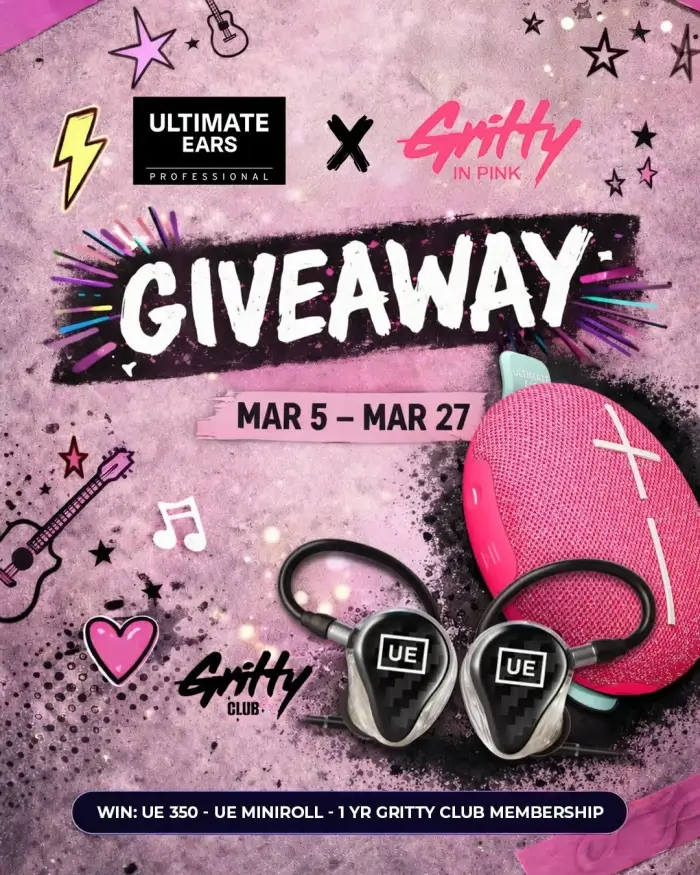 UE PRO X GRITTY IN PINK 2026 GIVEAWAY