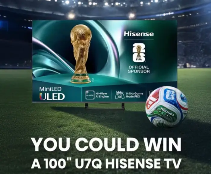 Win Hisense U7Q 100″ TV Giveaway By Hisense UK