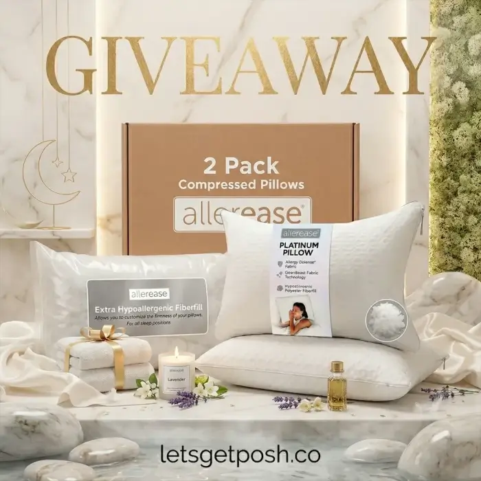 AllerEase Platinum 2-in-1 Adjustable Pillow Giveaway