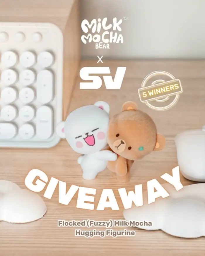 Win 5 LIMITED EDITION Milk Mocha Bear