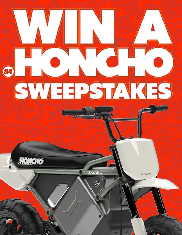 Win an $7,500 USD S4 Honcho Sweepstakes