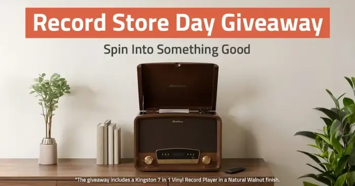 Win Kingston 7-in-1 Record Player