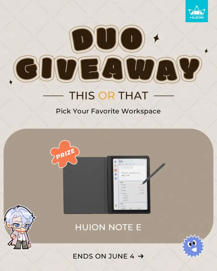 Huion Note E Giveaway