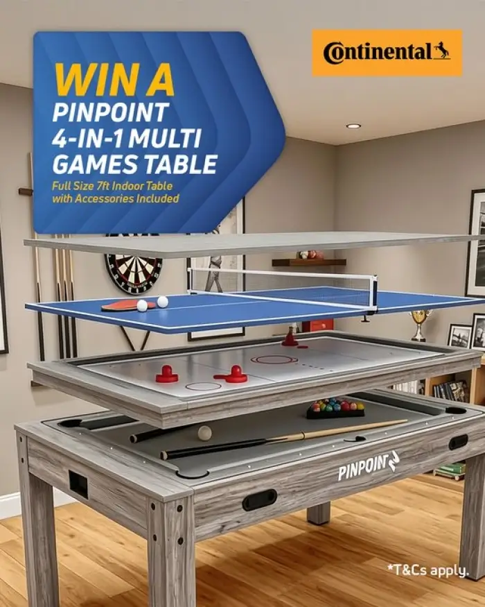 Win a Multi Games Table From Kwik-Fit