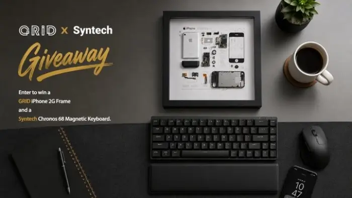 Wins a GRID iPhone 2G Frame and Chronos 68 Gaming Keyboard