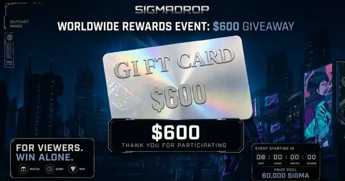 Win $600 Gift Card For Steam, Amazon, Pay Pal, App Store