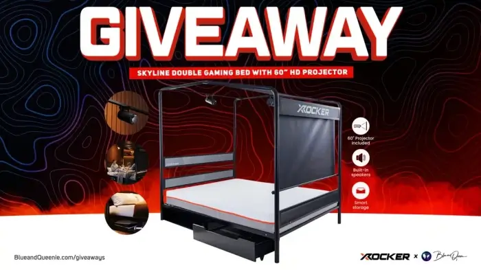 X Rocker Gamer Bed Giveaway